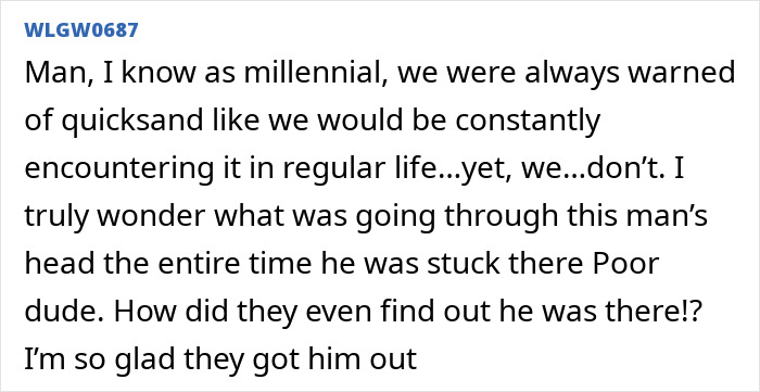 Florida man trapped in mud after vanishing on Valentine&rsquo;s Day following a bad breakup, finally rescued safely.