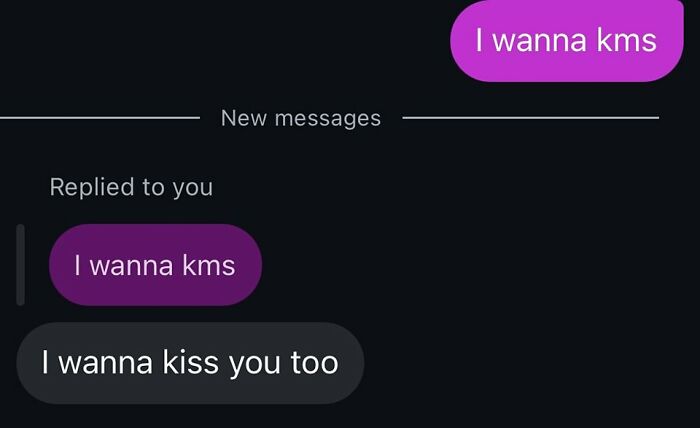 Text message conversation meme showing a humorous reply, fitting the theme of hilarious memes with cynicism.