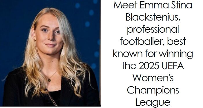 Stina Blackstenius: Bio And Career Highlights