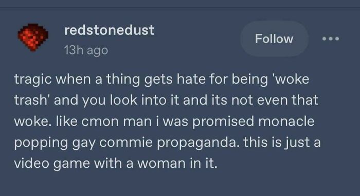 Screenshot of a social media post showing a surprising unhinged sentence that left everyone speechless.