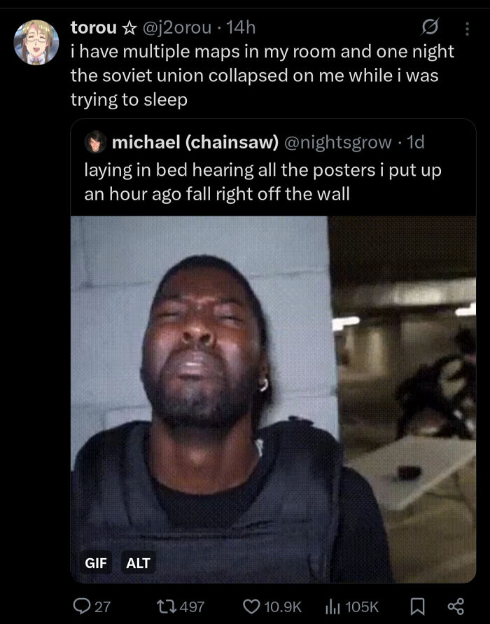 Man reacting with a pained expression to unhinged sentences that came out of nowhere and left everyone speechless.