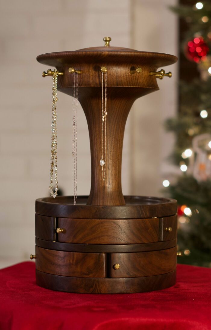 Made My Wife A Jewelry "Box" For Christmas