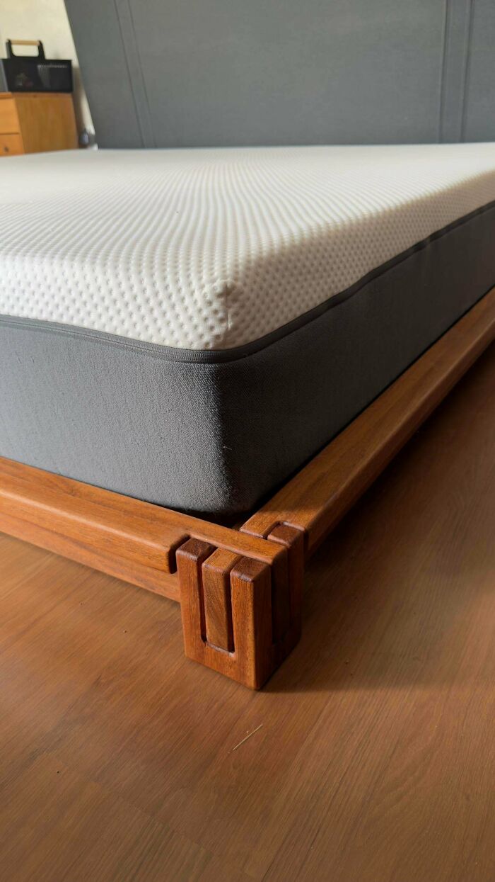 My First Homemade Wood Bed