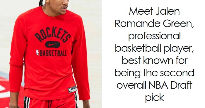 Jalen Green: Bio And Career Highlights