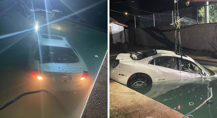 Came Home To A Car In My Pool