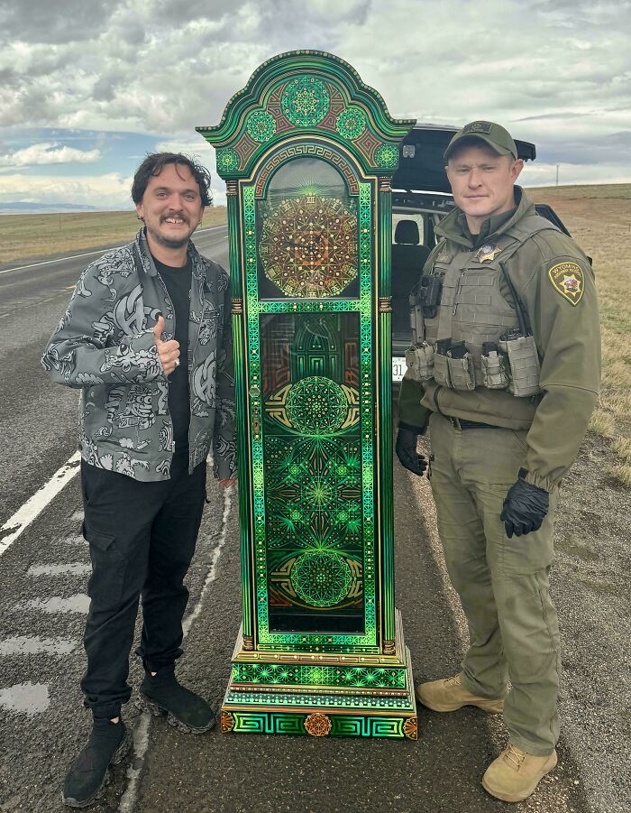 Got Pulled Over In Wyoming, Not Sure Why The Officer Was So Surprised He Didn’t Find Anything Illegal