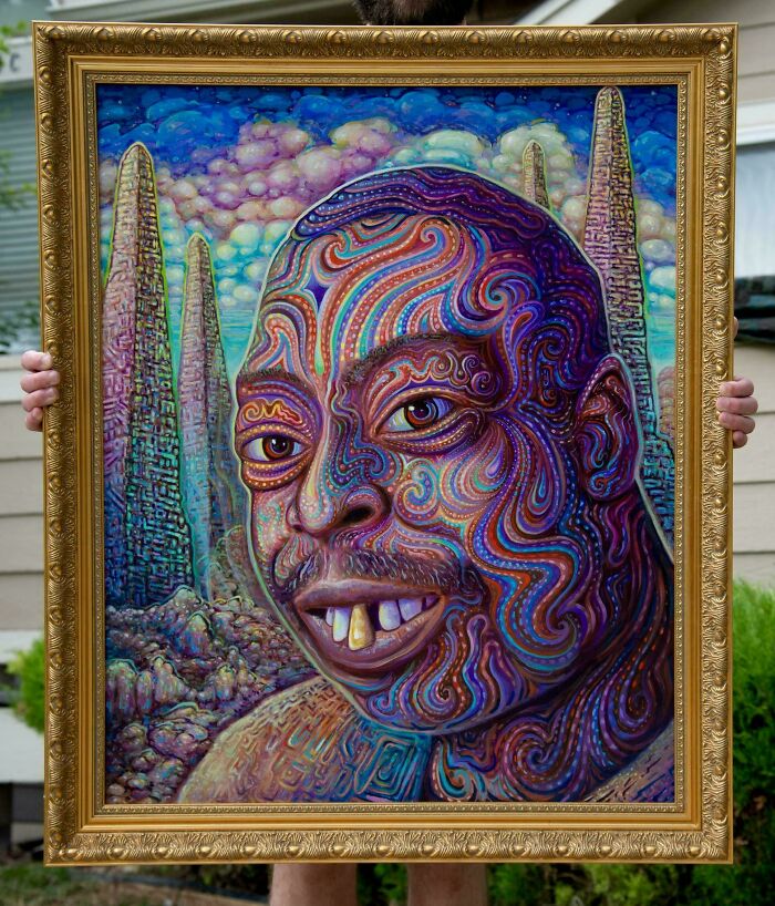 A Painting Of One Of Our Modern Saints That I Made With A Friend