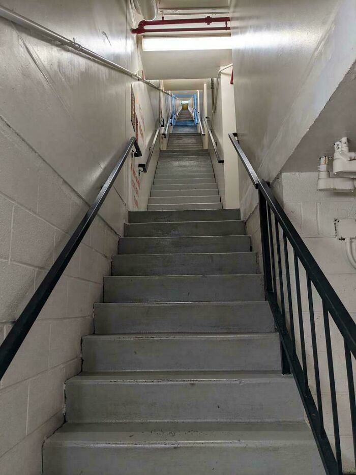 Stairwell That Goes In One Direction