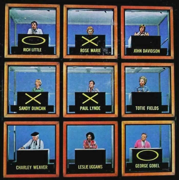 A classic game show panel reminds you how old you are, taking you way back to nostalgia.