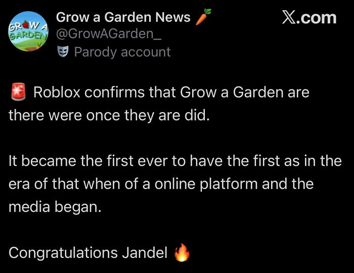 Grow A Garden What?