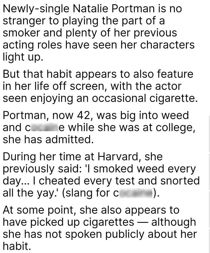 The Daily Mail Took Natalie Portman's Snl Rap Lyrics As A Truthful Account Of Her Time At College