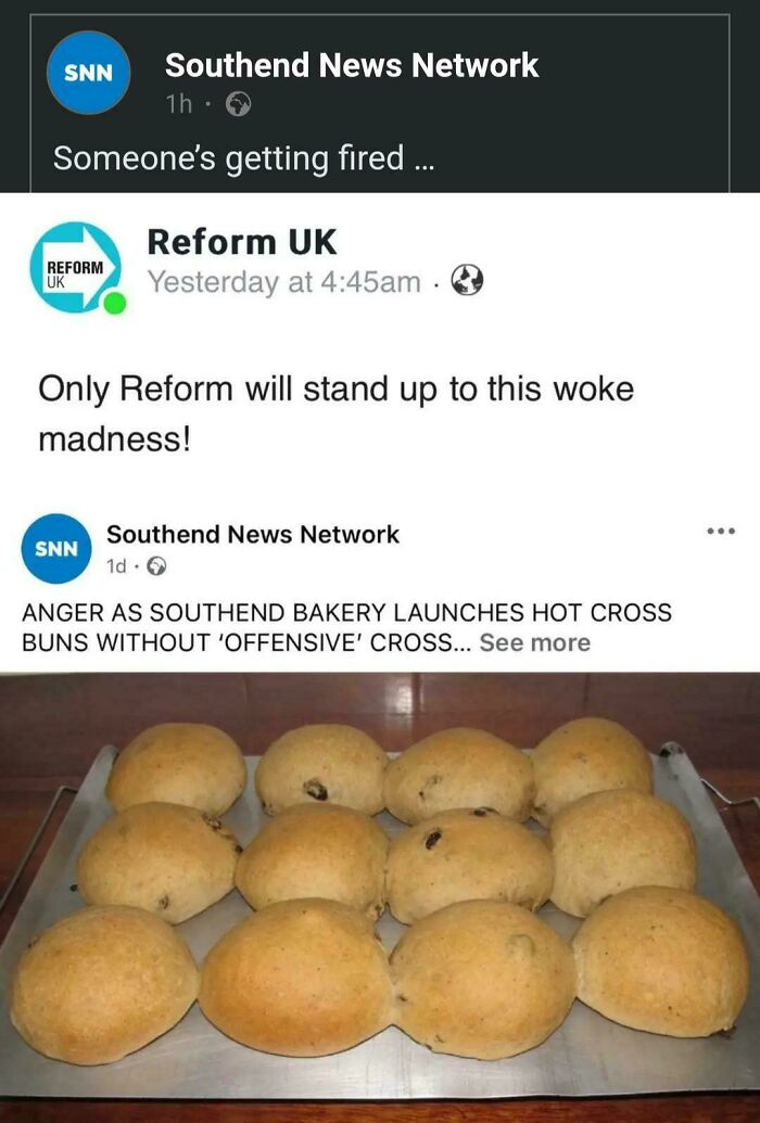 Hot cross buns without crosses cause outrage in satirical news headline