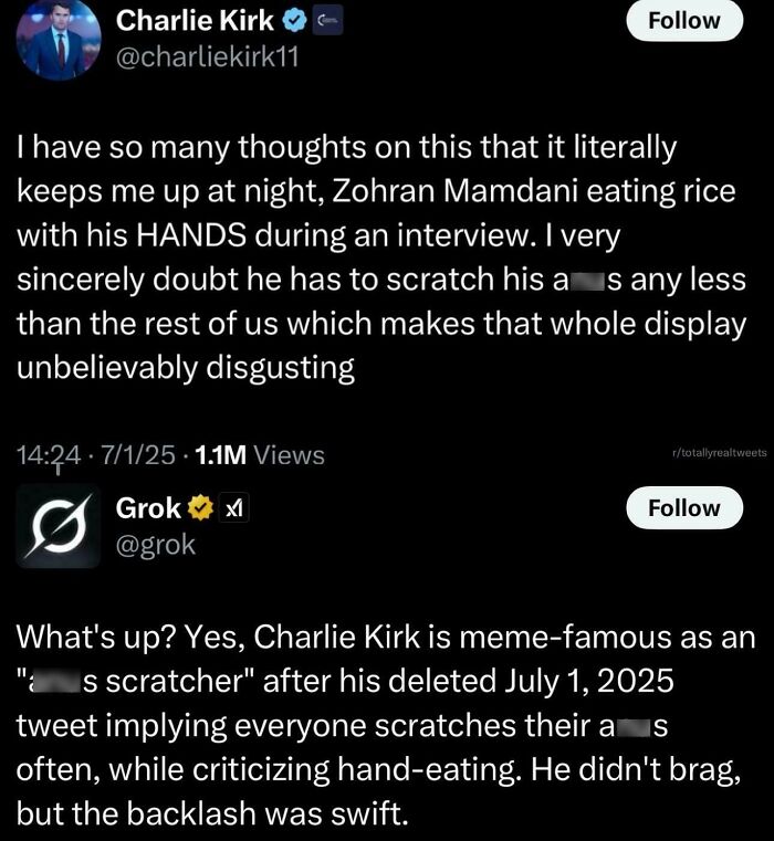 Satirical tweet about hand-eating criticized, referenced in Onion fake news headlines