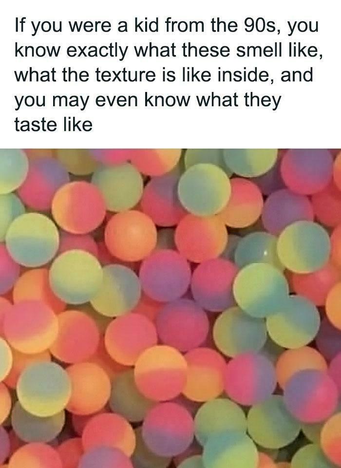 Colorful nostalgic candies from the 90s evoke memories of smell, texture, and taste for kids today will never know.