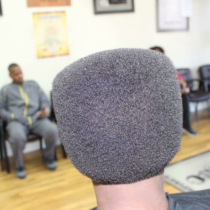 Flawless craftsmanship hair shaped like a perfect cube haircut