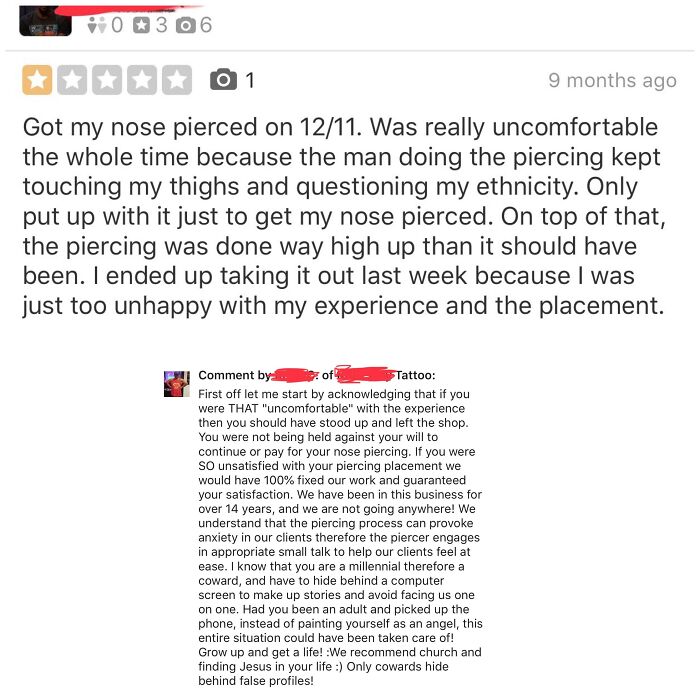 The Worst Tattoo Shop In America.. Their Yelp Page Is A Gold Mine For This Sub