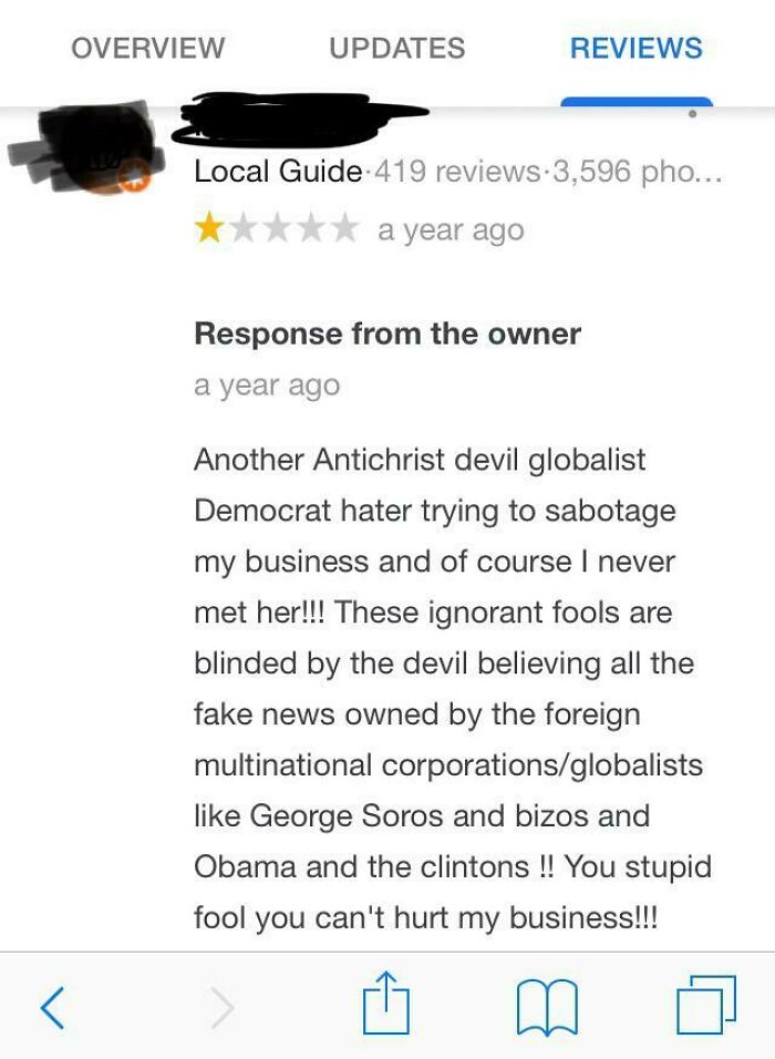 Local Pressure Washing Business With Trump Flags Mounted On His Car Doesn’t React Well To 1 Star