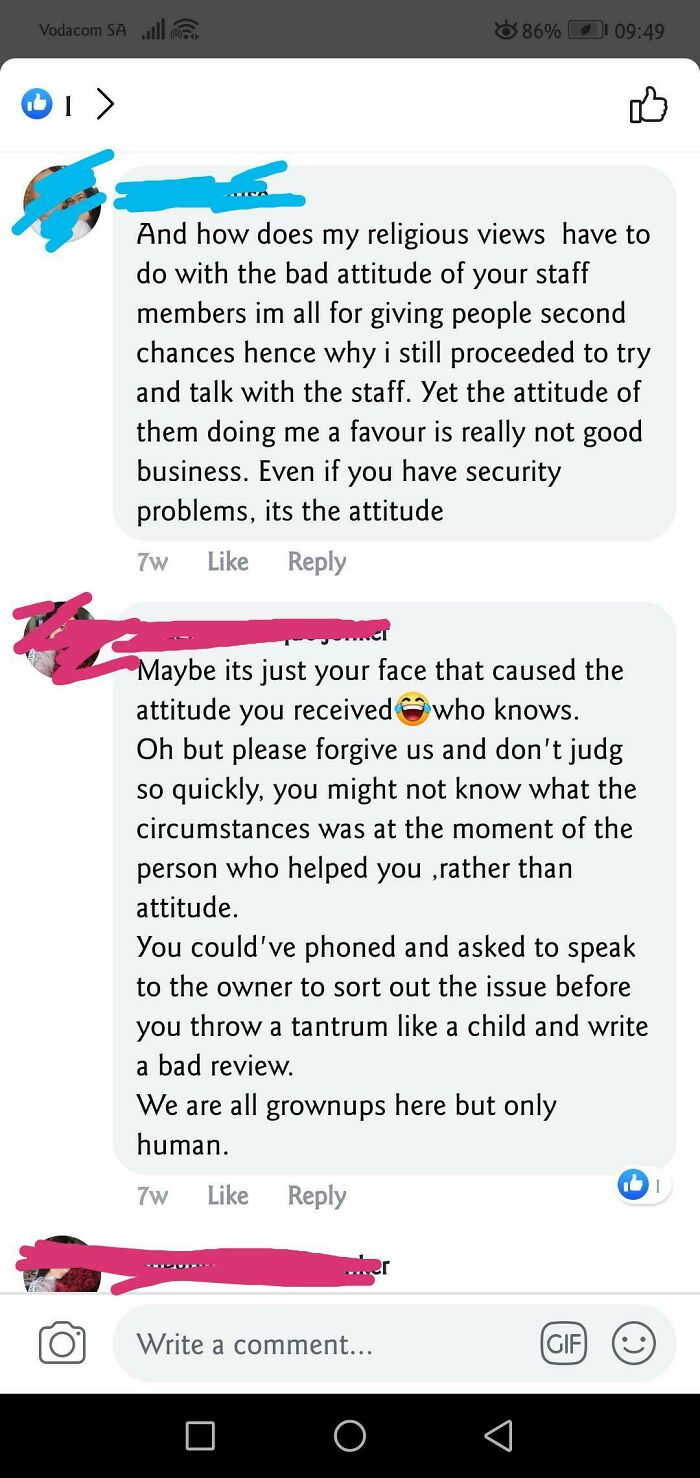 Business Owner Responds To Negative Review On Facebook