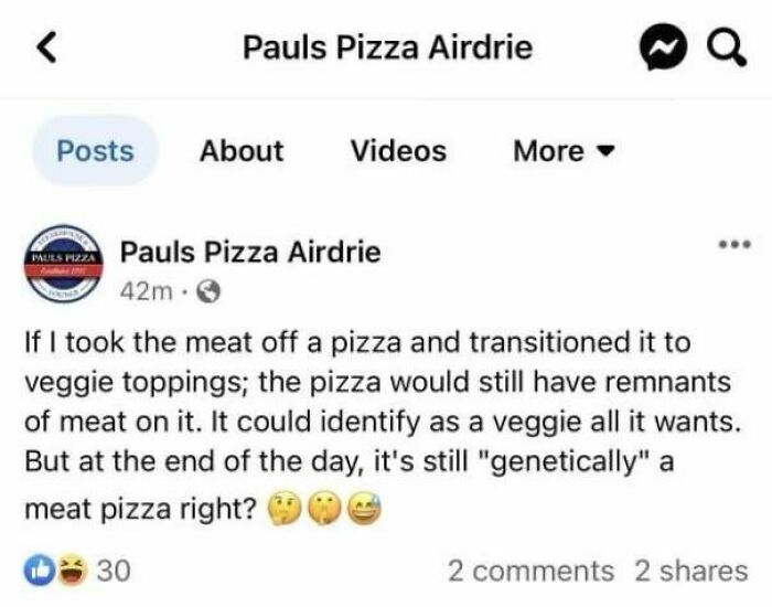 Subpar Pizza Joint Posts Transphobic Content; Proceeds To Throw Weeks-Long Tantrum After Being Called Out By Customers