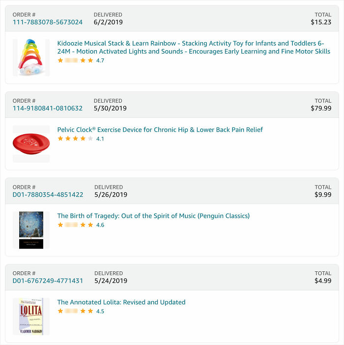 Epstein&rsquo;s Amazon Order Exposed As Pam Bondi Declares &lsquo;All&rsquo; Files Released