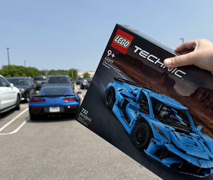 Bought A LEGO Technic At Costco And The Same Car Was In The Parking Lot