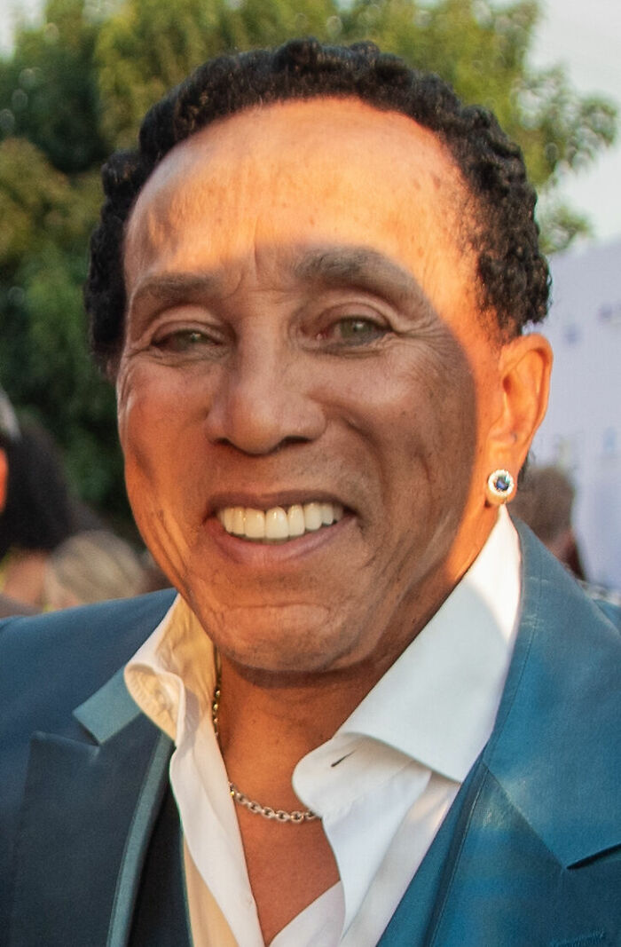 American Singer-Songwriter and Producer Smokey Robinson, 86