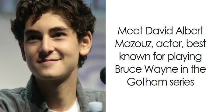 David Mazouz: Bio And Career Highlights