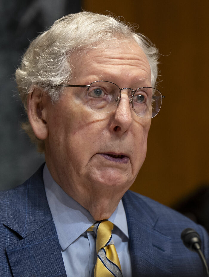 American Lawyer and Politician Mitch Mcconnell, 84