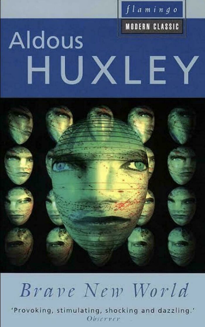 Book cover with multiple distorted faces and greenish hue, illustrating an example of funny awful book covers.