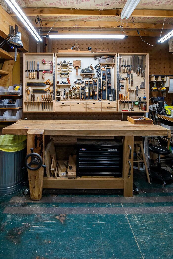 I Finished My Hand Tool Cabinet
