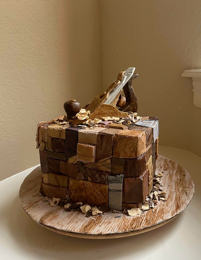 The Cake I Made For My Woodworker Dad