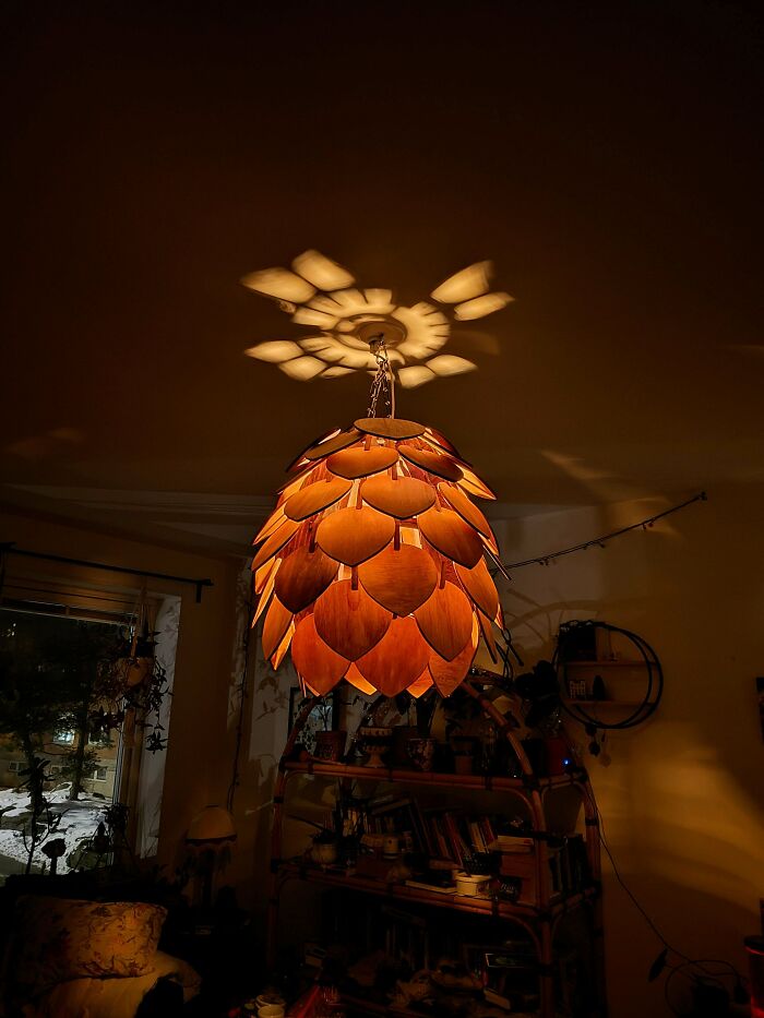 Finished This Lamp For My GF, Never Done One Before And It's Handmade And Freestyled So Some Wonkiness But Turned Out Alright