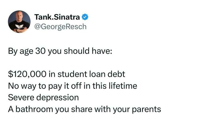 Harsh reality of student loan debt and shared living at age 30