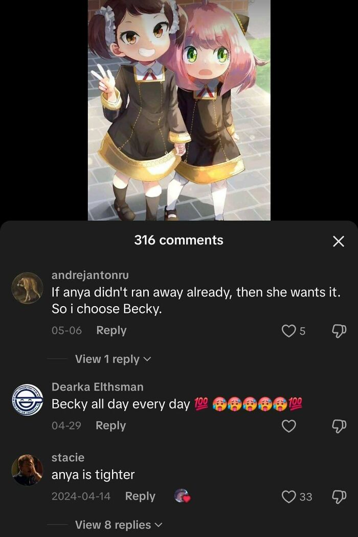 Anime-style illustration of two girls holding hands, paired with online comments, related to angry incels shamed online.