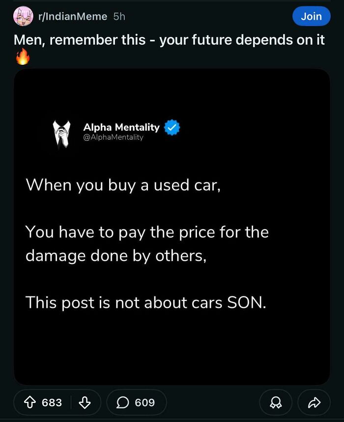 Screenshot of a social media post about paying for damage done by others, related to angry incels shamed online.