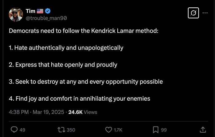 Black Twitter post humorously outlining the Kendrick Lamar method, showcasing relatable and hilarious social media content.