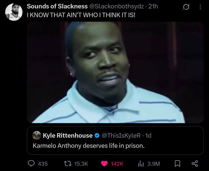 Black Twitter post meme with a man making a skeptical face, showcasing relatable and hilarious content.
