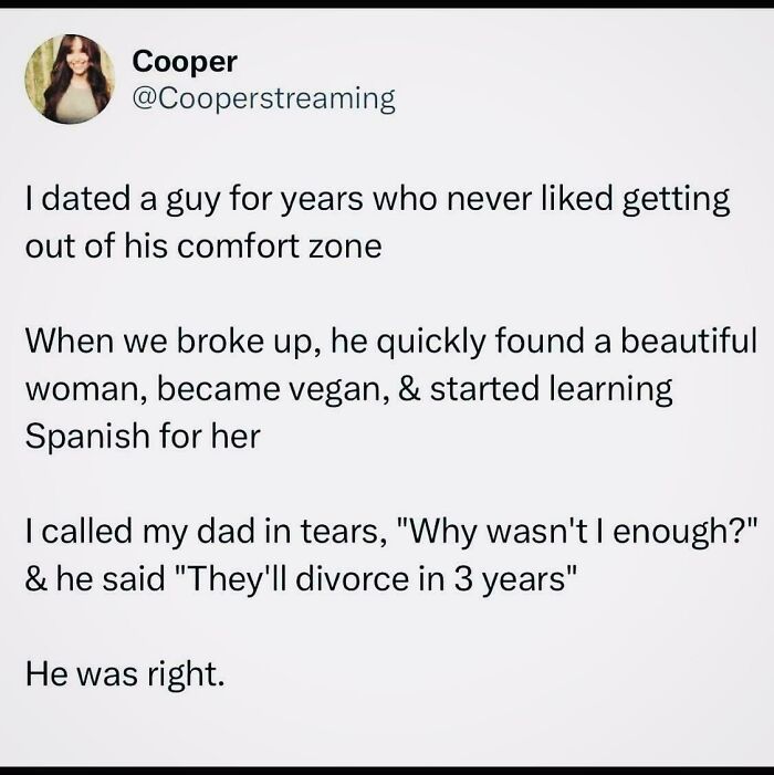 Tweet about a breakup story showing internet's most favorite moments that are better for you than the news.