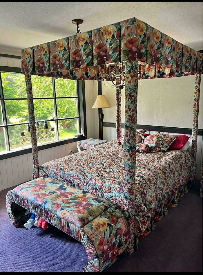I Always Liked The Idea Of A Four Poster Bed, But Yeah, I'll Pass