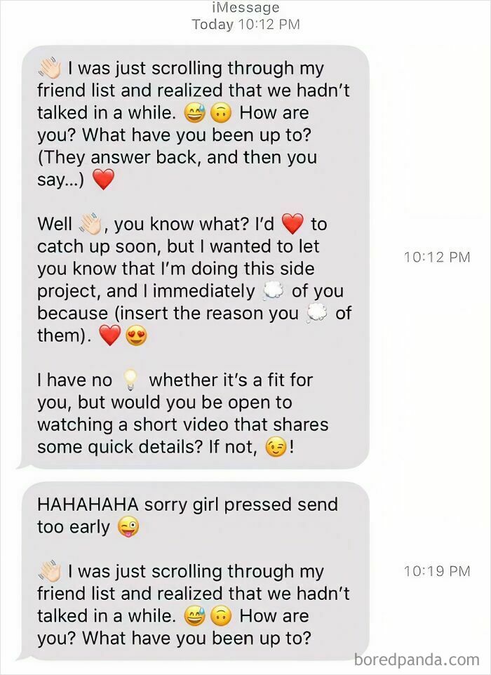 Text messages showing a humorous fail in understanding instructions, illustrating funny misprints and communication errors.