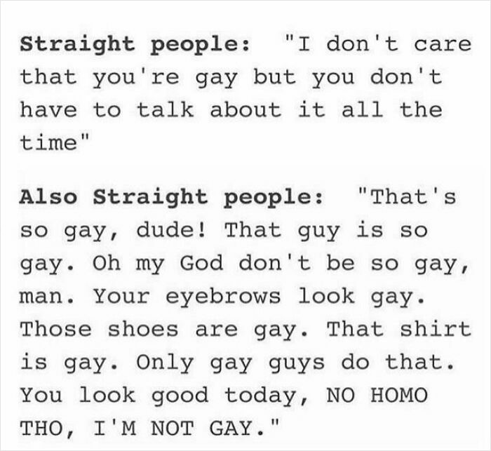 The Hypocrisy Is Real