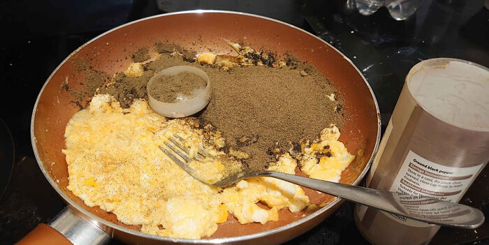 I Was Looking Forward To Eating That. The Top Of The Pepper Came Off And Went Everywhere. I Was Sneezing For An Hour Afterwards