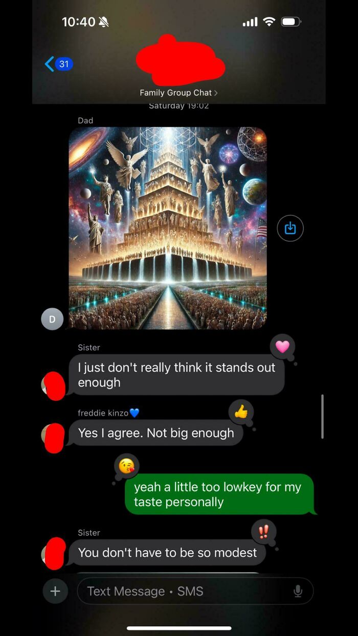 My Dad Daydreaming About His Future Grave Monument