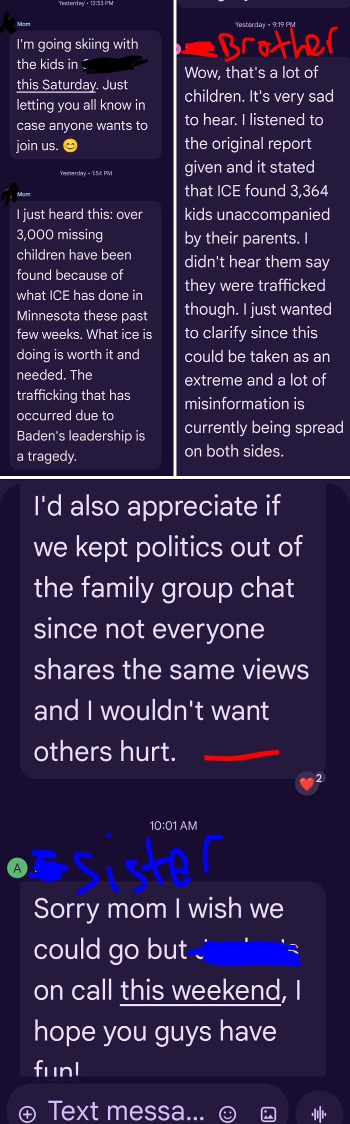 My Maga Mom In The Family Group Chat