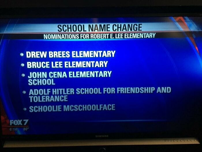 ...to Let The Public Decide The Name Of A School