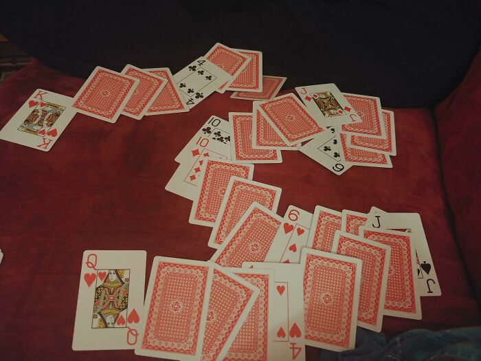 My Girlfriend And I Were Playing The "War" Card Game. We Had 4 Wars In A Row