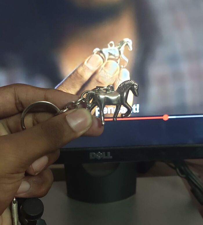 My Mom Gifted Me This Key Chain And Within A Day I Am Seeing The Same Keychain In Netflix