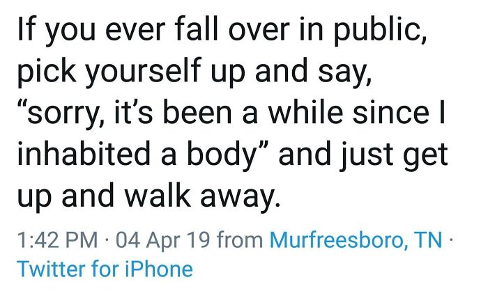 Text post from Twitter about awkward moments, featured in a popular weird subreddits collection.