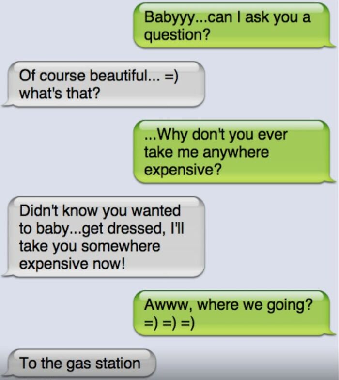 Text message exchange showing a funny conversation, illustrating hilarious screenshots of texts not to delete.