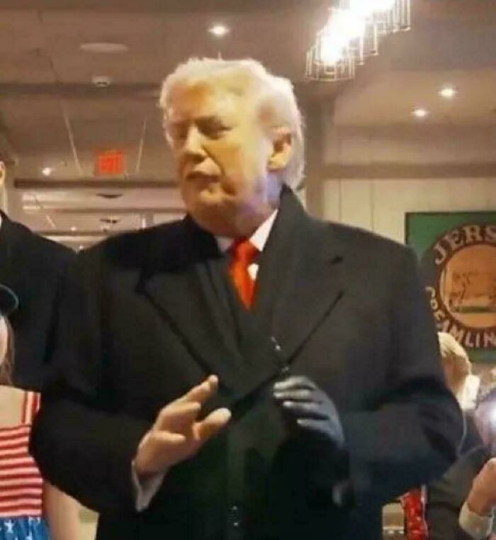 To Hide His Rotten Hand